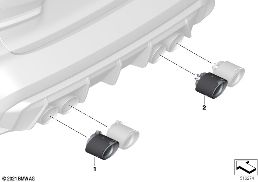 M Performance Parts diagram for BMW 3 Series G80 M3 LCI M3