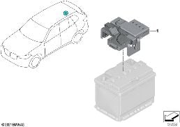 POWER DISTRIBUTION BOX diagram for BMW 3 Series G20 Sedan LCI 320d