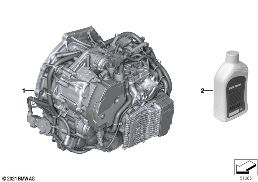 DOUBLE-CLUTCH TRANSMISSION 7HDT400/400M diagram for BMW X2 U10 20dX
