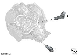INPUT SPEED SENSOR 7HDT400/400M diagram for BMW X2 U10 20dX
