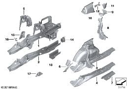 REAR WHEELHOUSE/FLOOR PARTS
