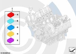 INSTALLATION KIT POWERTRAIN diagram for BMW 6 Series F12 LCI 650i
