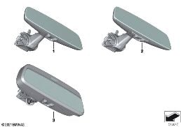 INTERIOR MIRROR diagram for BMW 5 Series G61 Touring 540dX