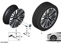 BMW LA WHEEL MULTI-SPOKE 839I - 19