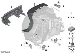 零件 大燈 diagram for BMW X3 G01 LCI 30eX