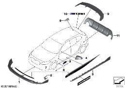 M PERFORMANCE AERODYNAMICS ACC.PARTS