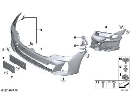 M TRIM, FRONT