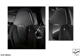 M PERFORMANCE SEAT BACK PANEL diagram for BMW 4 Series G22 Coupé M440dX