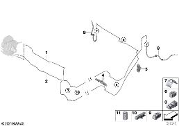 R ブレーキ ライン diagram for BMW 2 Series U06 Active Tourer 223i