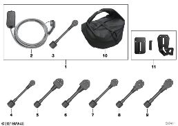 E-Mobility diagram for BMW 5 Series G30 LCI 530eX