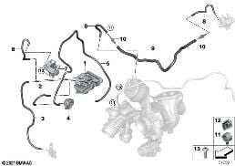 VACUUM CONTROL-AGR diagram for BMW 2 Series G42 220d