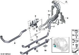 COOLING WATER HOSES