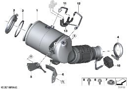 ENGINE-SIDE CATALYTIC CONVERTER