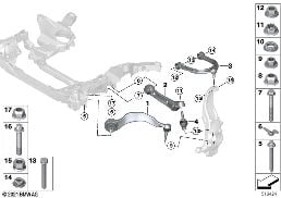 FRONT AXLE WISHBONE / TENSION STRUT AWD