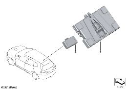 TELEMATIC COMMUNICATION BOX 4 diagram for BMW 2 Series U06 Active Tourer 223dX