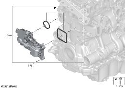 冷却システム - 切替フラップ diagram for BMW X2 U10 20dX