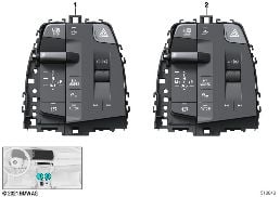 Centro de mando de la consola central diagram for BMW X2 U10 18d