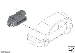 Distribuidor de corriente módulo LIN diagram for BMW X2 U10 18d