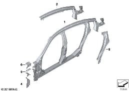 SIDE FRAME SECTION, CENTER