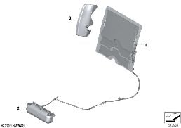 Banco dianteiro Funções conforto diagram for BMW X2 U10 18d