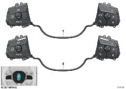 Interruptor volante multifunción diagram for BMW X2 U10 18d