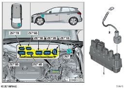 Módulo integrado de alimentación Z67 diagram for BMW X2 U10 18d