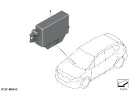CONTROL UNIT ULTRASONIC SENSOR diagram for BMW X5 G05 LCI M60iX