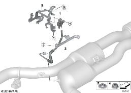 PETROL PARTICUL.FILTER SENS./MOUNT.PARTS diagram for BMW 3 Series G80 M3 LCI M3