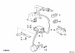 Cde a depression-regulation de vitesse diagram for BMW 3 Series E30 324td