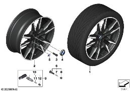 BMW LA WHEEL DOUBLE SPOKE 895M - 20