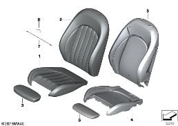 FR.SEAT, CUSHION & SEAT CVR, PIPING SEAT