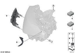 個別部品、ヘッドライト diagram for BMW 2 Series U06 Active Tourer 223i