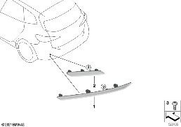 レフレクター diagram for BMW 2 Series U06 Active Tourer 223i