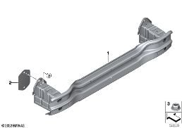 CARRIER, REAR diagram for BMW 7 Series G70 i7 xDrive60