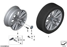 BMW LA WHEEL DOUBLE SPOKE 796 - 18