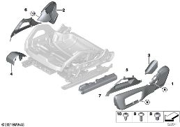 SEAT, FRONT, SEAT TRIM COVERS, ELECTRIC