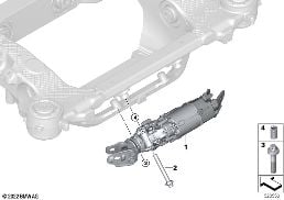 Actuador HSR/piezas mont. diagram for BMW Rolls-Royce Spectre Coupé RR25 Spectre