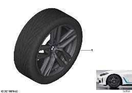 BMW lichtmet.velg dubb.spaak 853 - 18