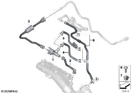 FUEL TANK BREATHER VALVE diagram for BMW 2 Series F74 Gran Coupé 220