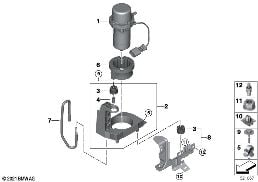 VACUUM PUMP FOR BRAKE SERVO UNIT diagram for BMW 3 Series G21 Touring LCI 330eX