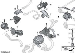 Componentes eléctricos diagram for BMW 3 Series G20 Berlina LCI M340i