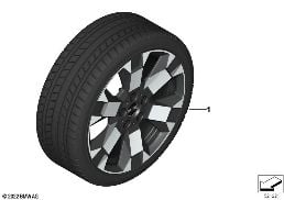 WINTER WH.W/TIRE UNTAMED SPOKE 897-18