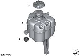 EXPANSION TANK diagram for BMW 5 Series G60 Sedan i5 eDrive40
