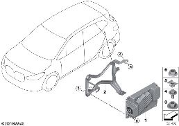 โมดูลตัวรับสัญญาณออดิโอ diagram for BMW X1 U11 18d