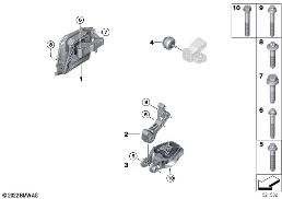 ENGINE SUSPENSION diagram for BMW 2 Series U06 Active Tourer 223iX