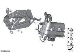 Elektrický přihřívač diagram for BMW iX3 G08 BEV iX3
