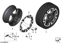 BMW ล้อ LA Aerodynamik 866 - 18