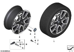 BMW LA WHEEL V-SPOKE 867 - 19