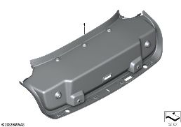 JK EDITION TAILGATE TRIM PANEL, KA602