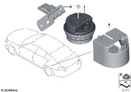 ALTERN.POWER SIREN W INCLINATION INDICAT diagram for BMW 5 Series G30 518d